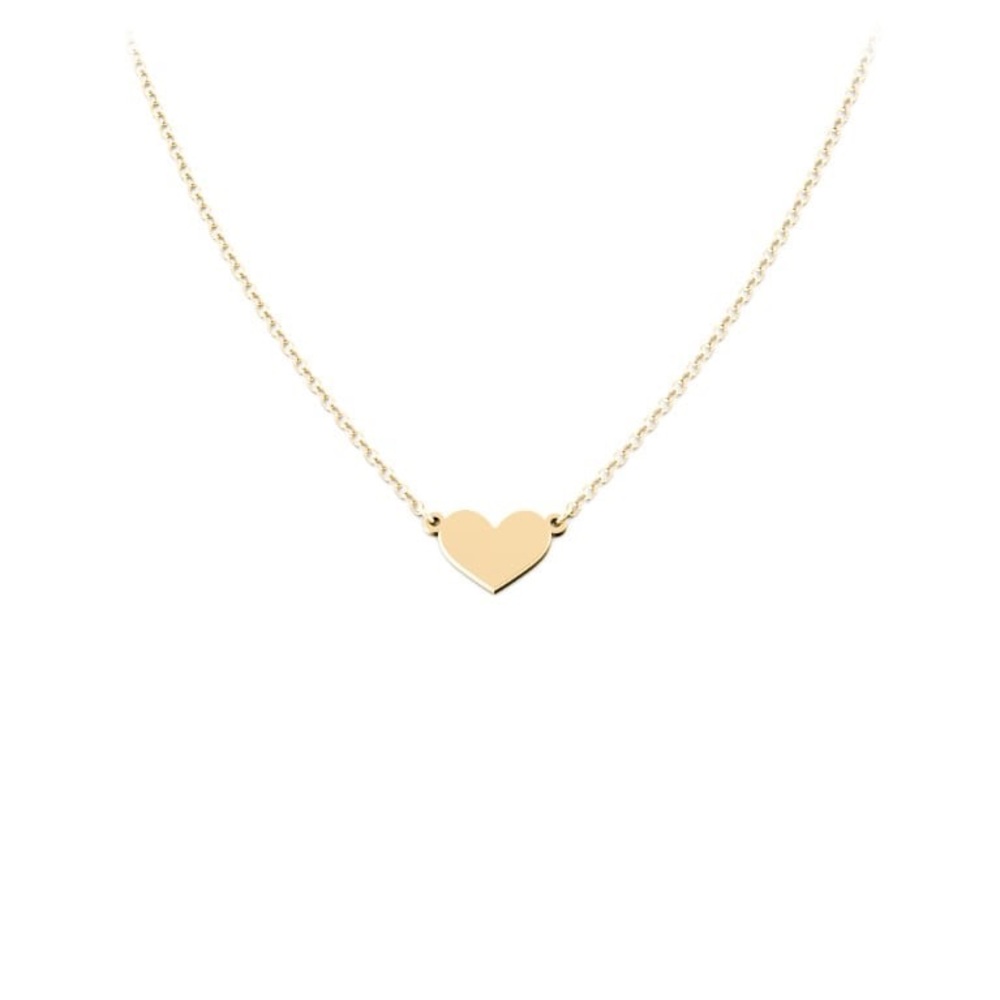 NWT Gold Heart Charm Necklace